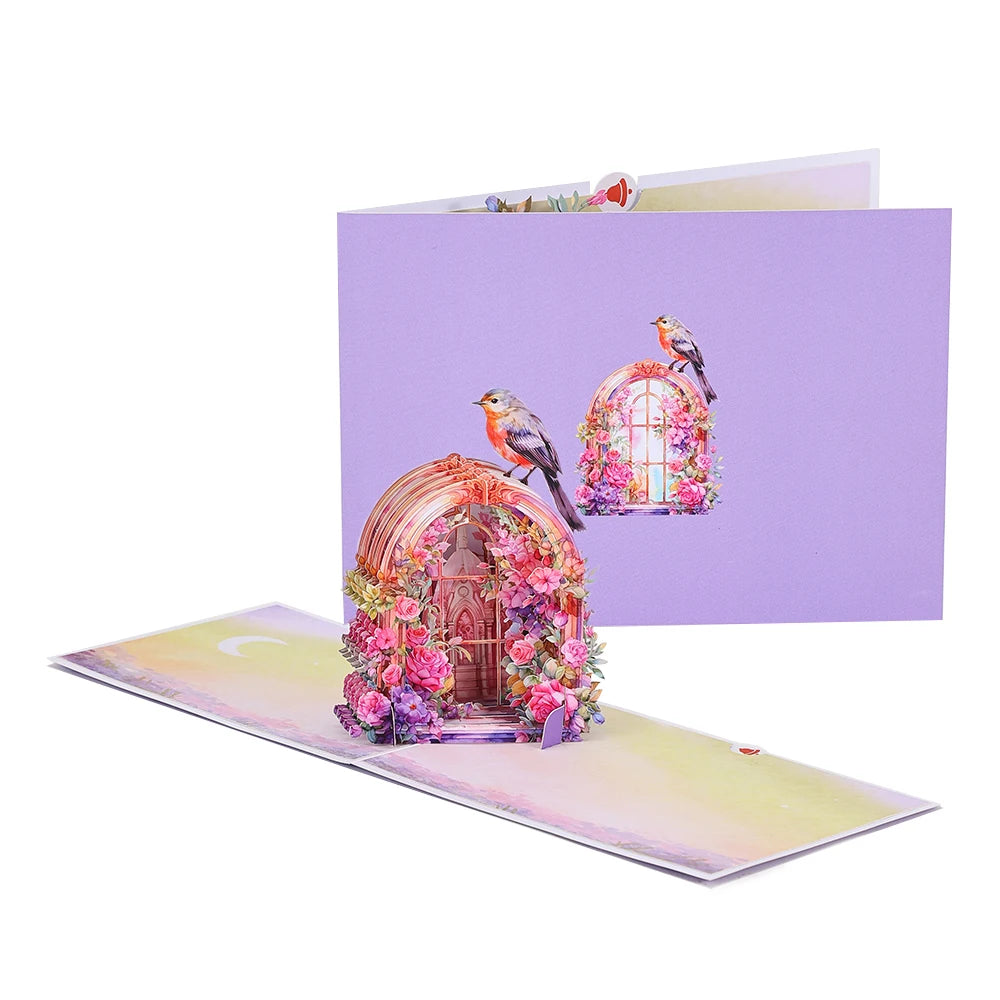 Pop-Up Grußkarten – Elegante Blumenkarten 💌