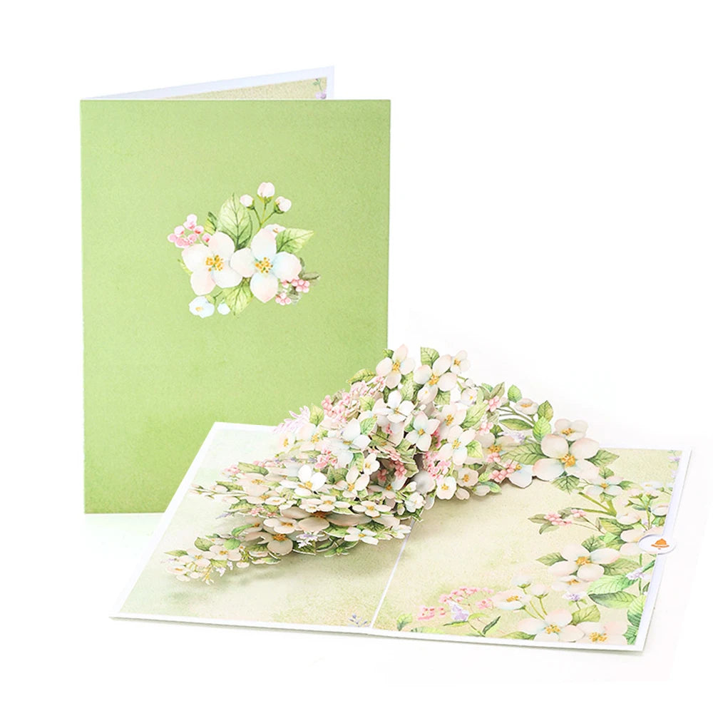 Pop-Up Grußkarten – Elegante Blumenkarten 💌