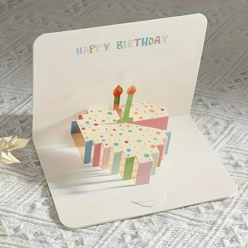 3D Pop-Up Geburtstagskarte mit Umschlag 🎂💌