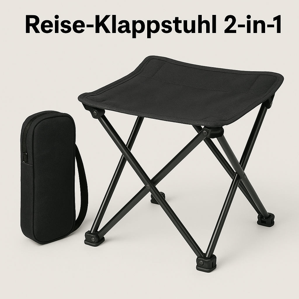 Reise-Klappstuhl 2-in-1