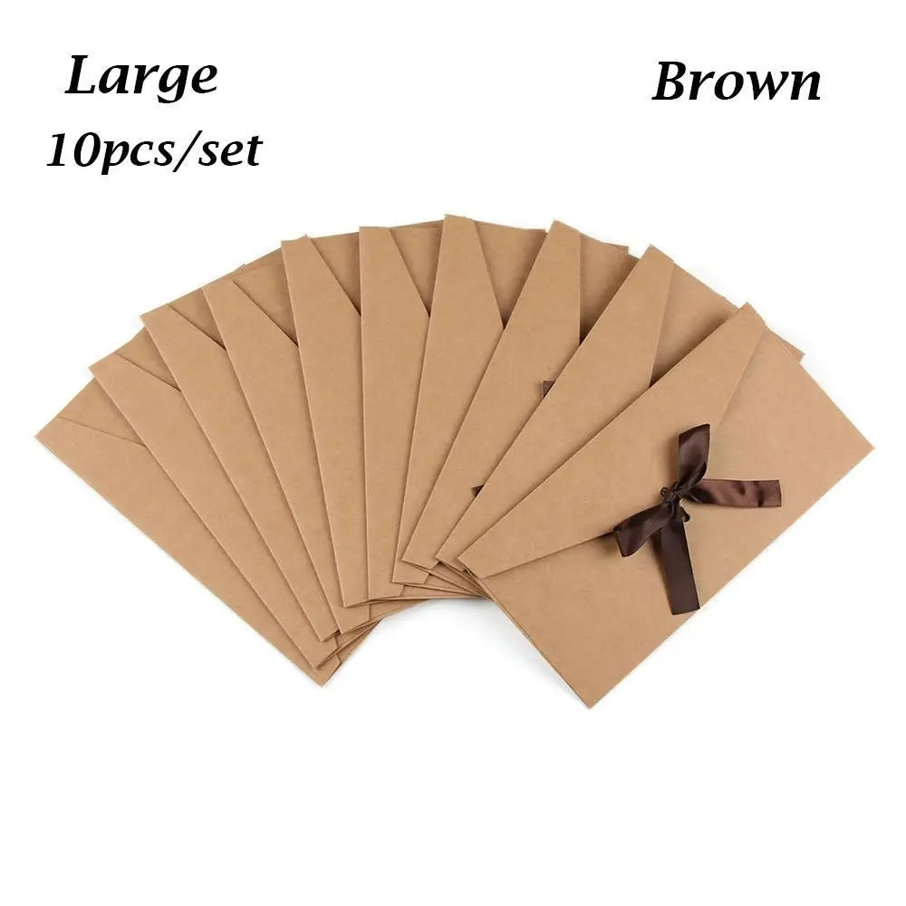 Edle Umschläge aus Perlglanzpapier – 10er-Set