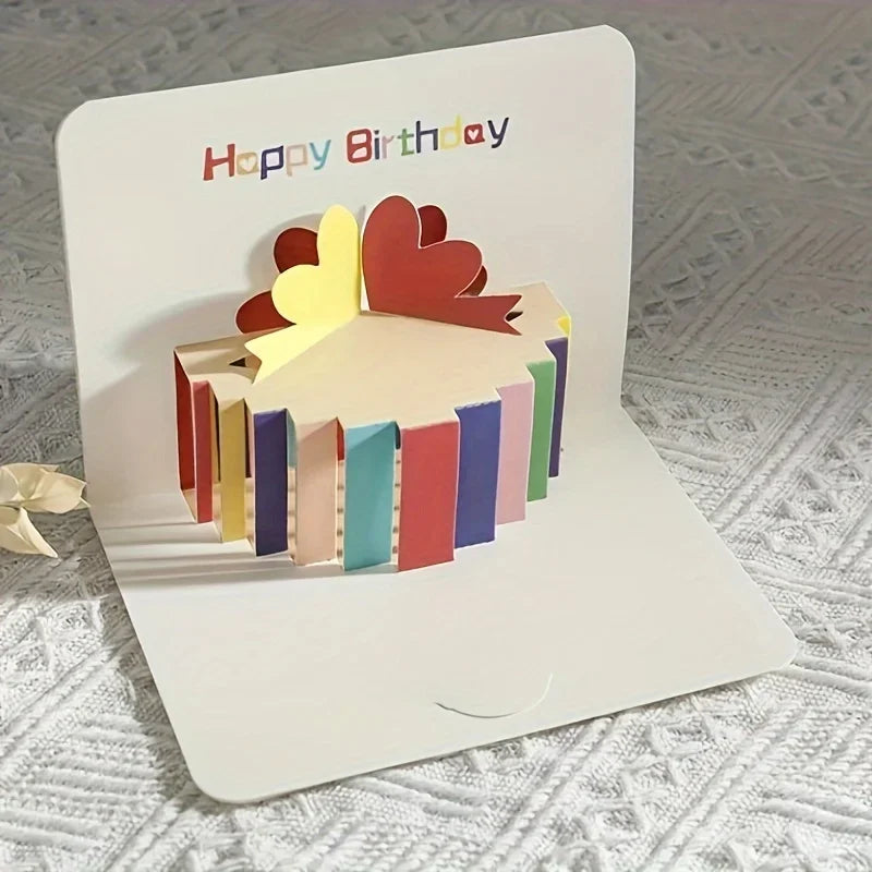 3D Pop-Up Geburtstagskarte mit Umschlag 🎂💌