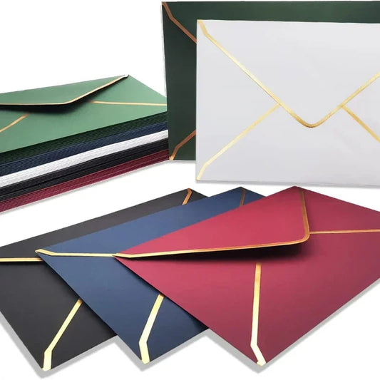 10er-Set Vintage-Umschläge im Phnom-Penh-Stil – Elegant & Zeitlos