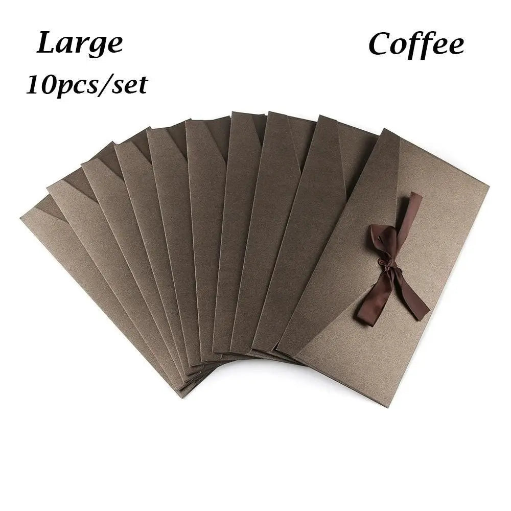 Edle Umschläge aus Perlglanzpapier – 10er-Set
