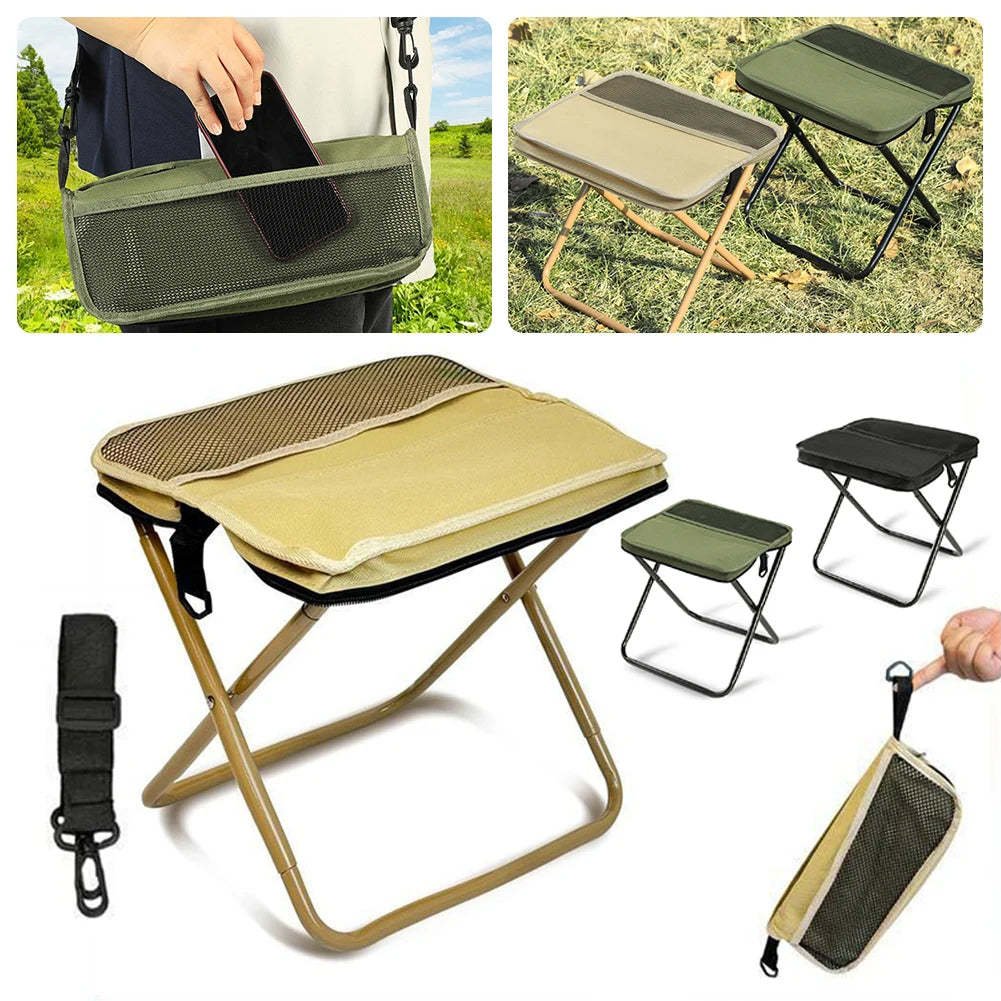 Reise-Klappstuhl 2-in-1