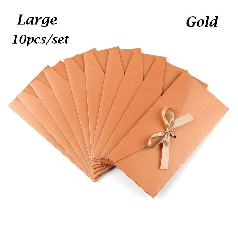 Edle Umschläge aus Perlglanzpapier – 10er-Set