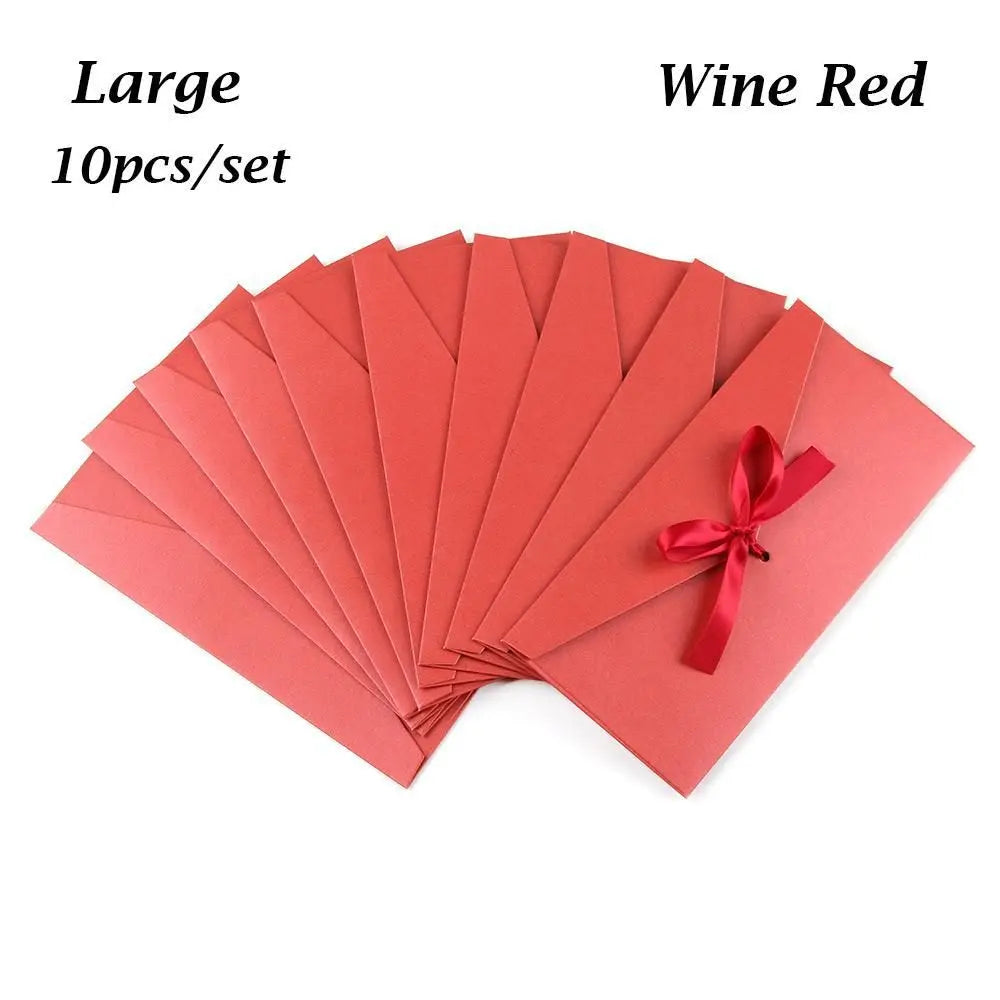 Edle Umschläge aus Perlglanzpapier – 10er-Set