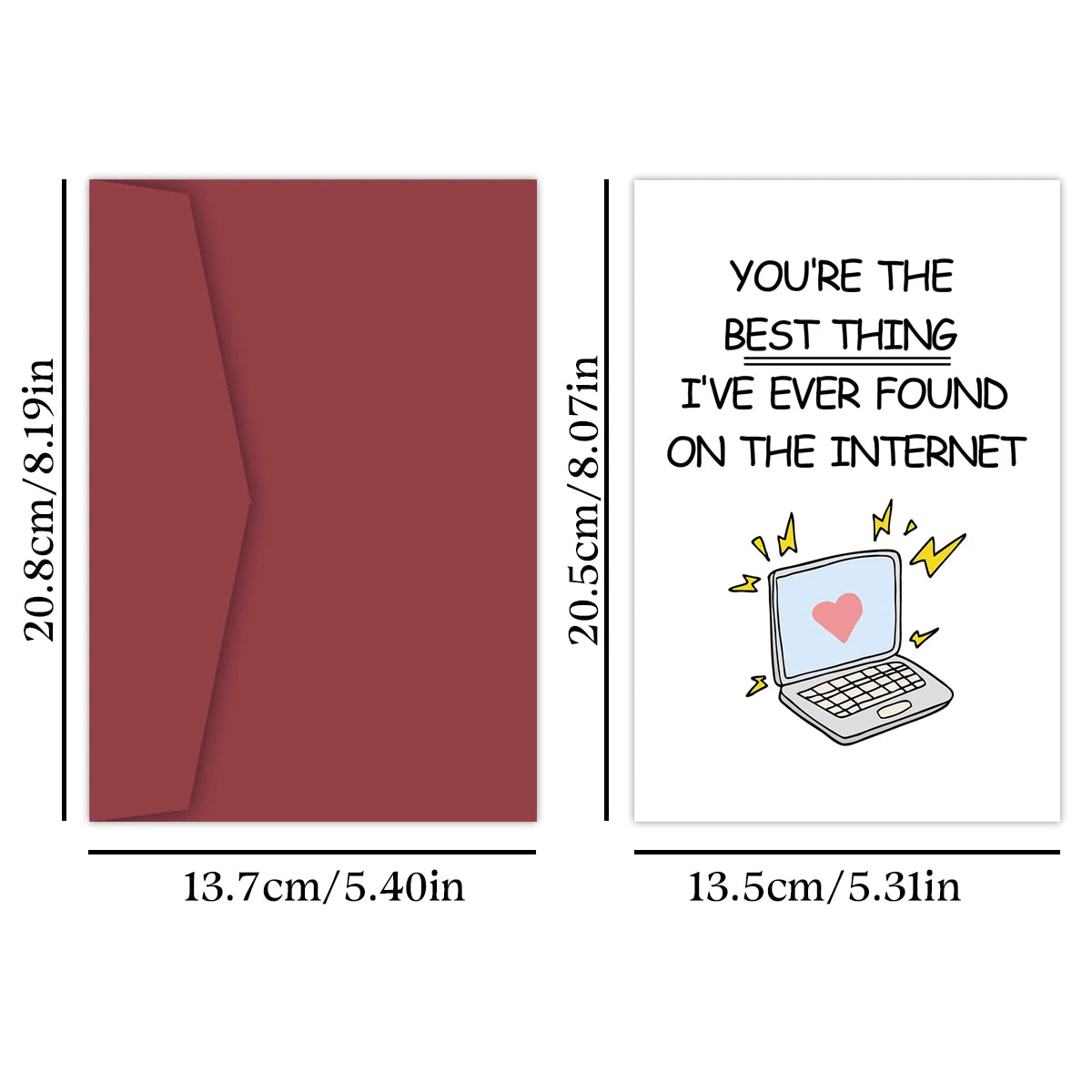 💌 Funny Online Dating Card
