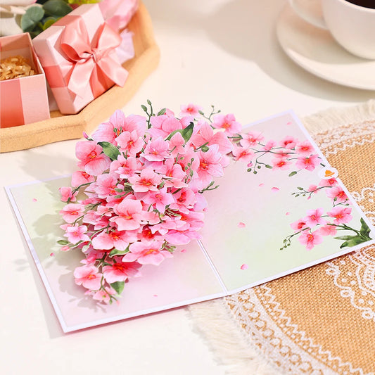 Pop-Up Grußkarten – Elegante Blumenkarten 💌