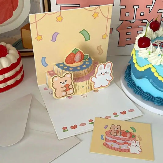 🎶 3D Musikalische Geburtstagskarte mit LED-Licht 🎂
