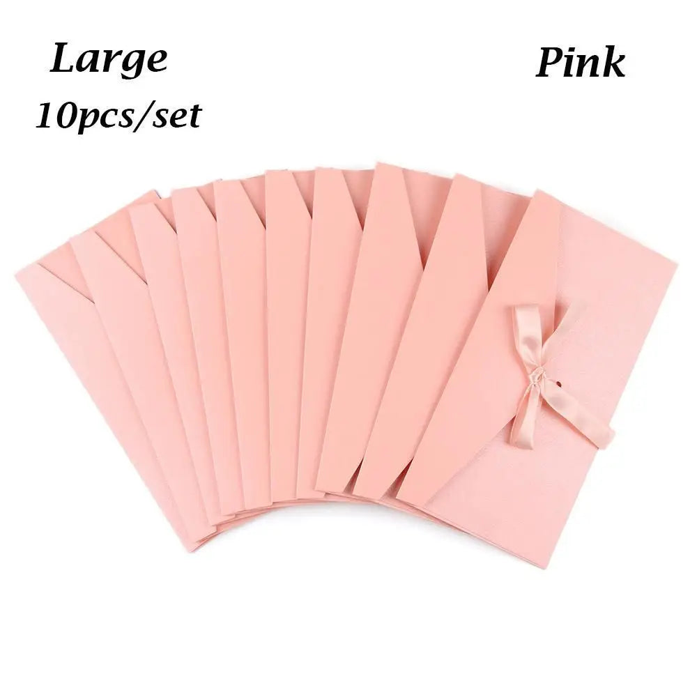Edle Umschläge aus Perlglanzpapier – 10er-Set