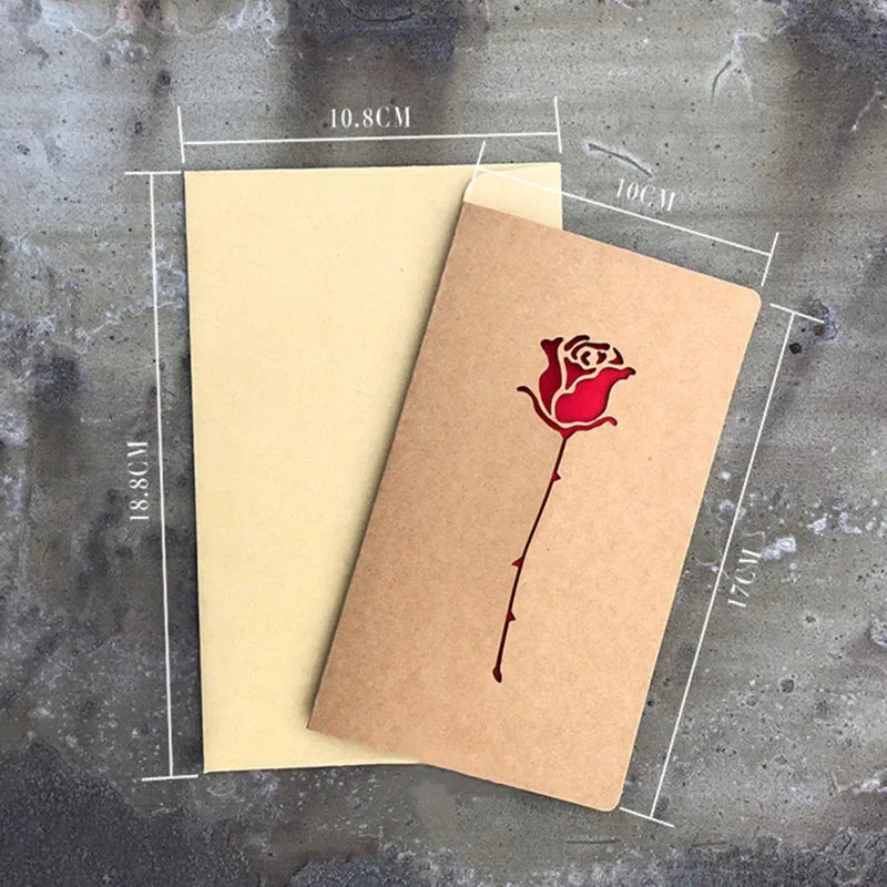 💌 Hollow Design Grußkarte – Perfekt für besondere Anlässe ✨
