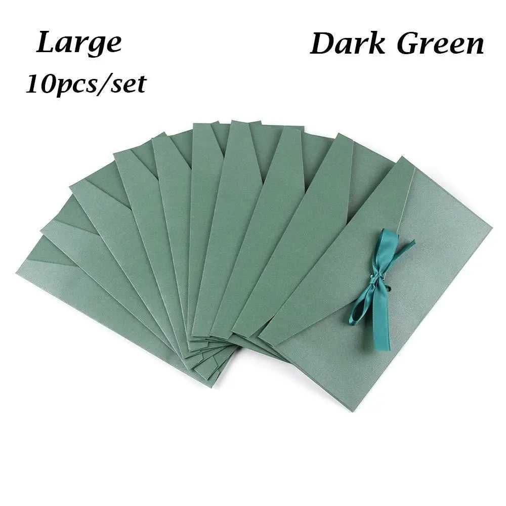 Edle Umschläge aus Perlglanzpapier – 10er-Set