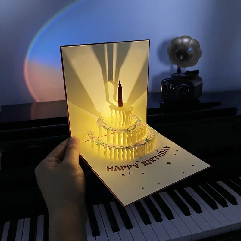 3D Pop-Up Geburtstagskarte ✨