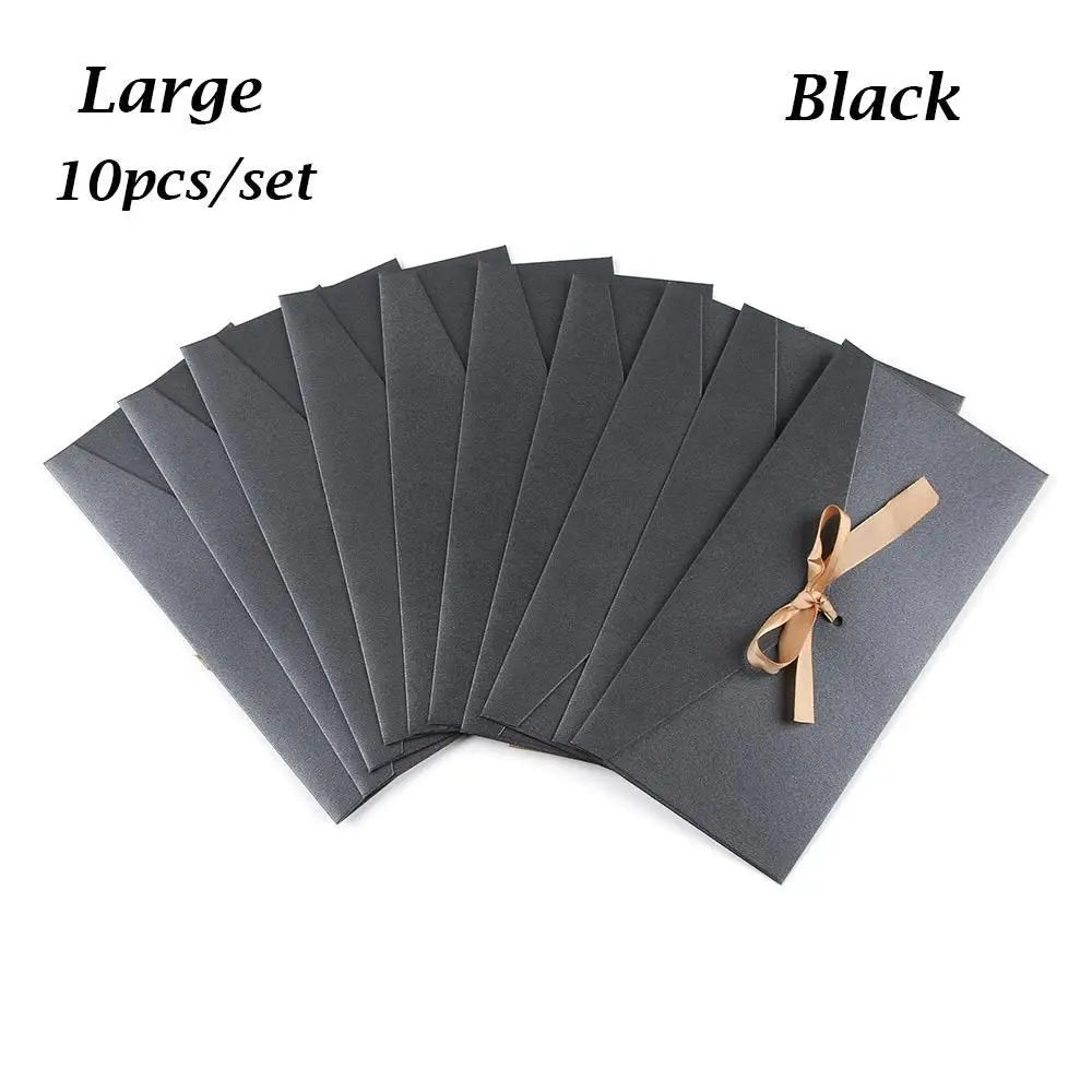 Edle Umschläge aus Perlglanzpapier – 10er-Set
