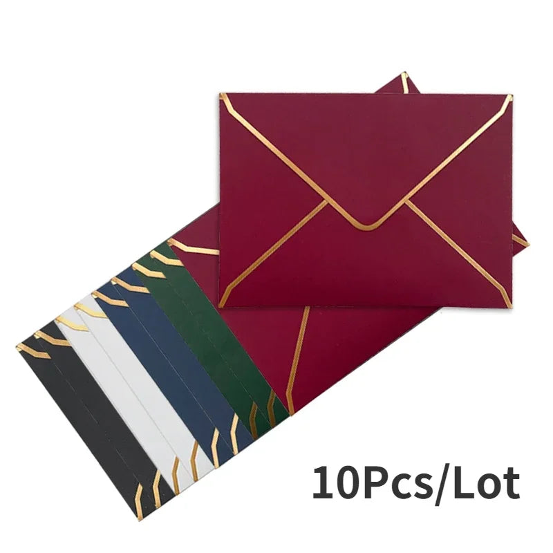 10er-Set Vintage-Umschläge im Phnom-Penh-Stil – Elegant & Zeitlos