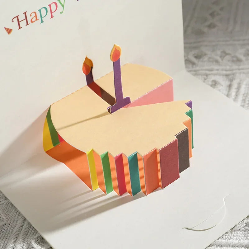 3D Pop-Up Geburtstagskarte mit Umschlag 🎂💌