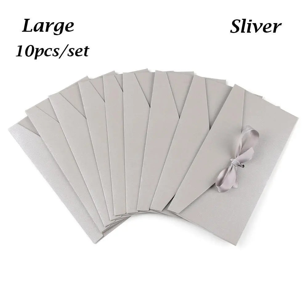 Edle Umschläge aus Perlglanzpapier – 10er-Set